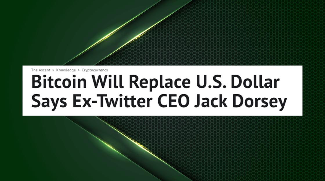 Bitcoin Will Replace U.S. Dollar