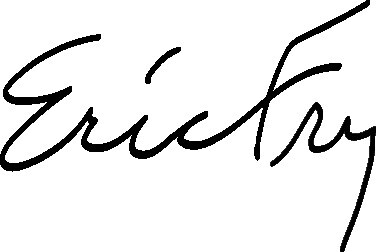 Eric Fry's signature